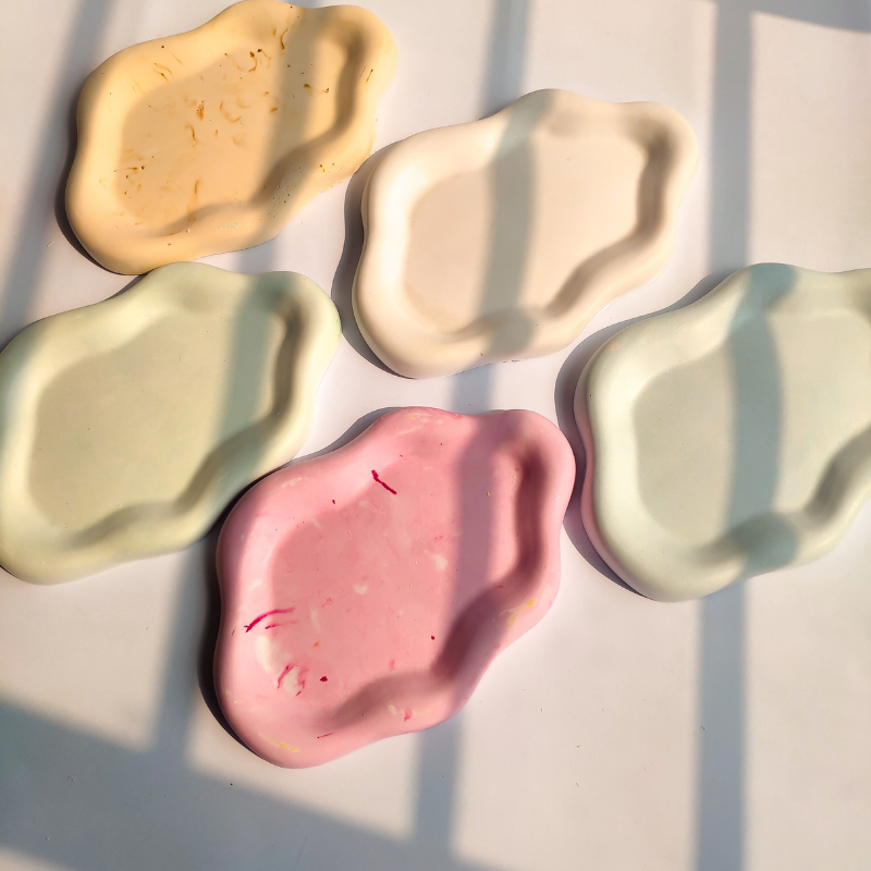 Marbled - Blob Cloud Tray
