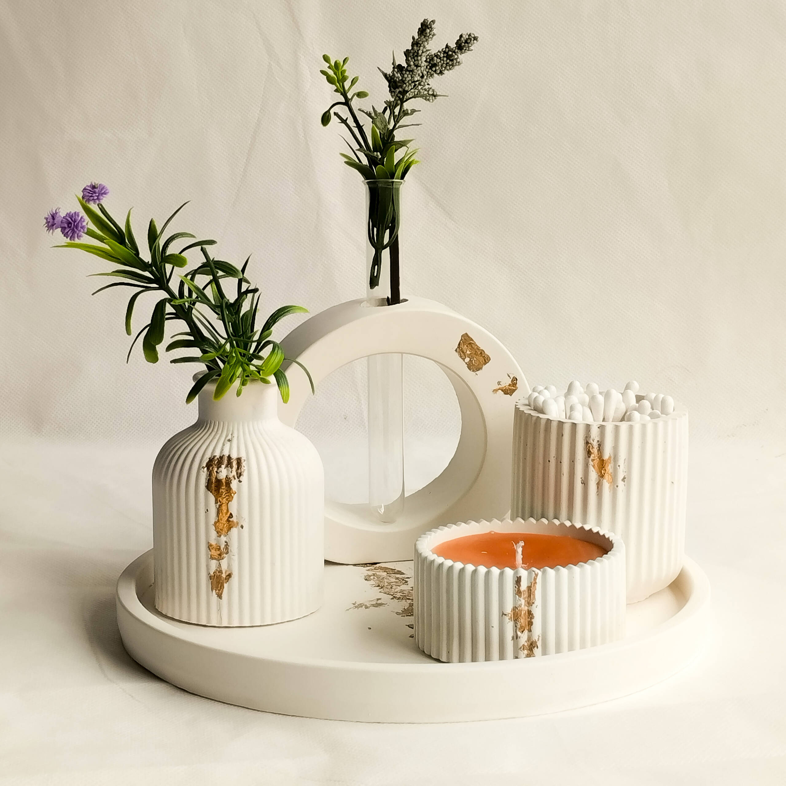 White Gold - Home Decor Set